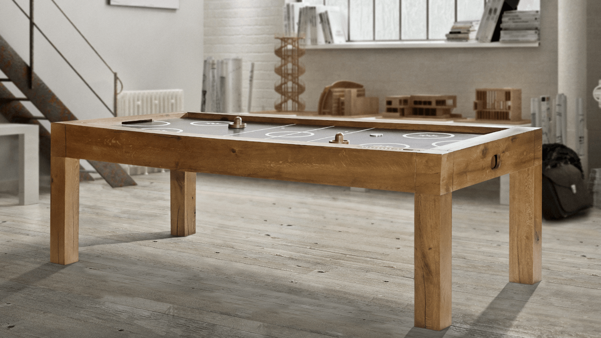 Parsons Air Hockey Table in home