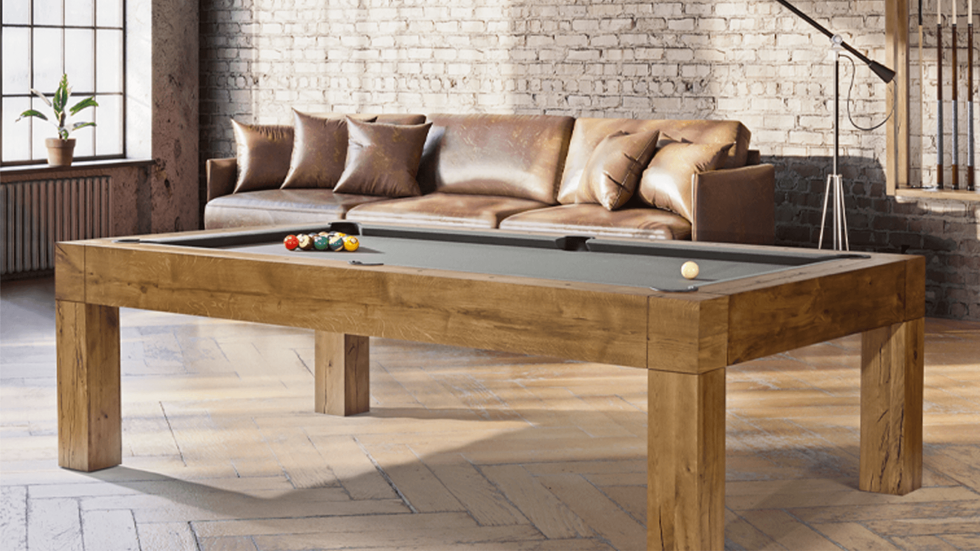 Brunswick Parsons 8' Pool Table in home