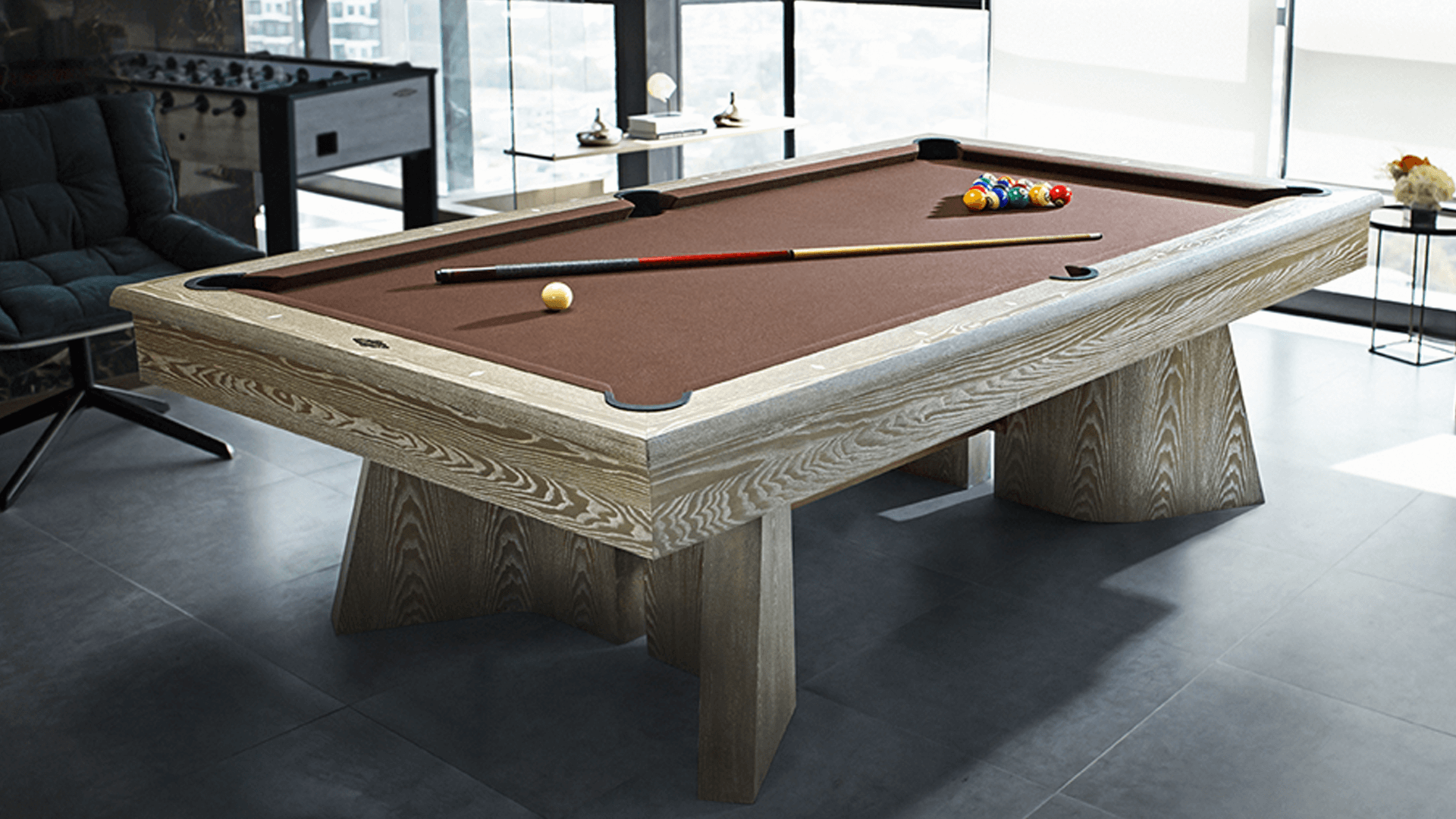 Brunswick Sagrada Pool Table in home