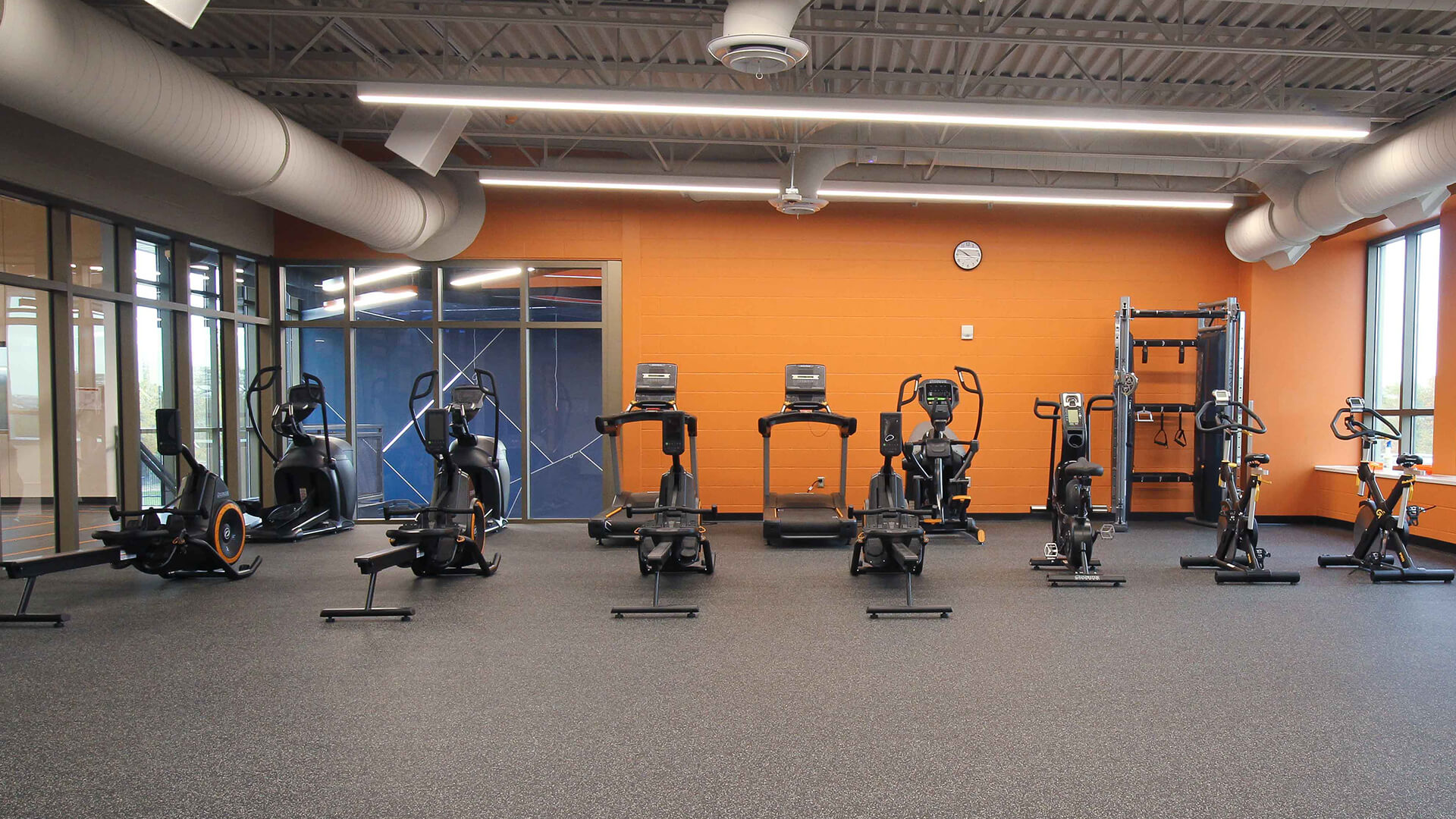 Colfax-Mingo High School treadmills and stairclimber