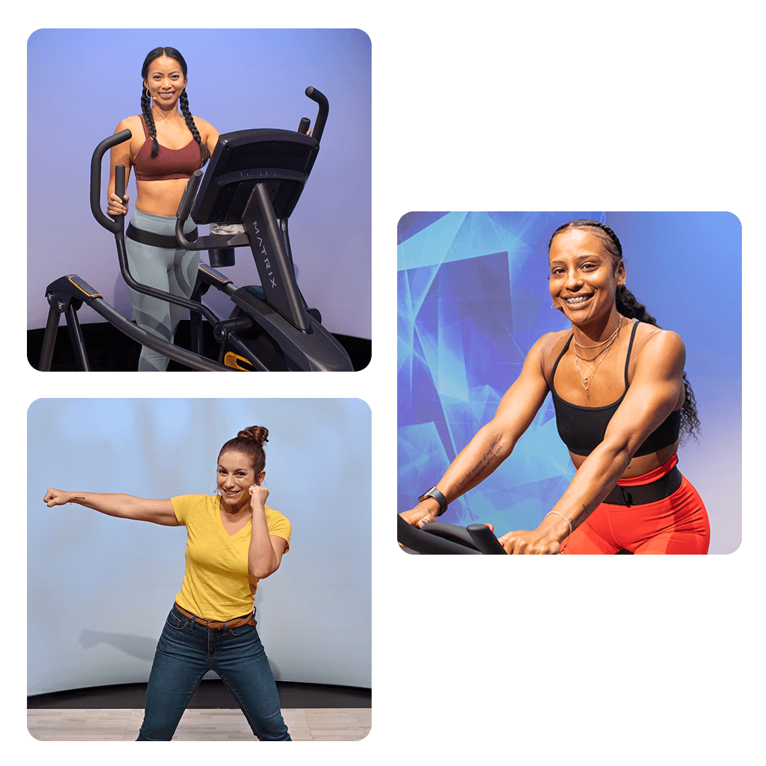 Treo Studio classes on and off equipment