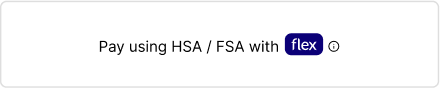 Screenshot of Flex pay badge