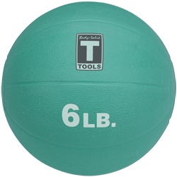 Body-Solid Medicine Ball - 6 lbs (Aqua)