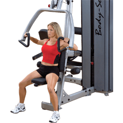 Body-Solid Pro Dual DGYM Vertical Press and Lat Component