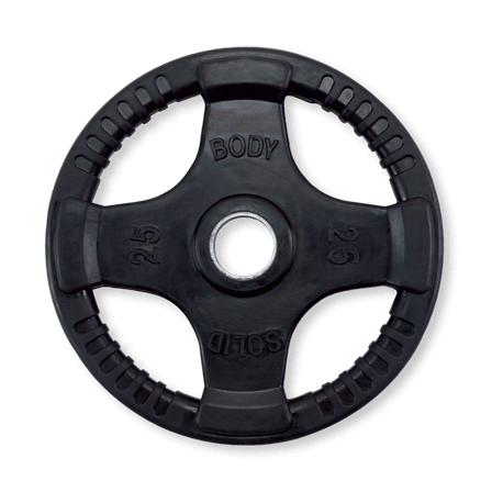 Body-Solid Rubber Grip Olympic Plate -  25 lbs.