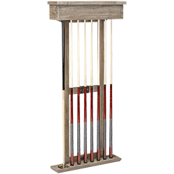 Brunswick Merrimack Cue Rack - Driftwood - DISCONTINUED - LIMITED SUPPLY