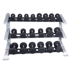 Body-Solid Pro Clubline Saddle Rack - Three Tier