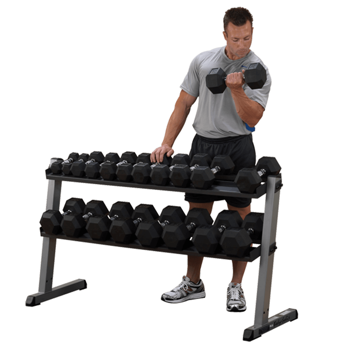 Body-Solid Pro Dumbbell Rack - Two Tier