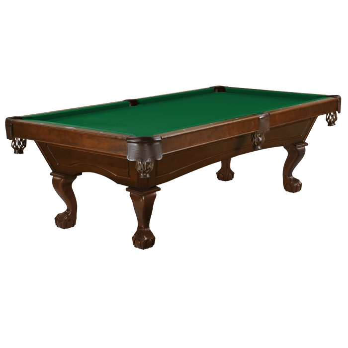 Brunswick 8-Foot Black Wolf Pool Table with FREE Contender Play Package  Accessories and Brunswick Sahara Contender Cloth. 