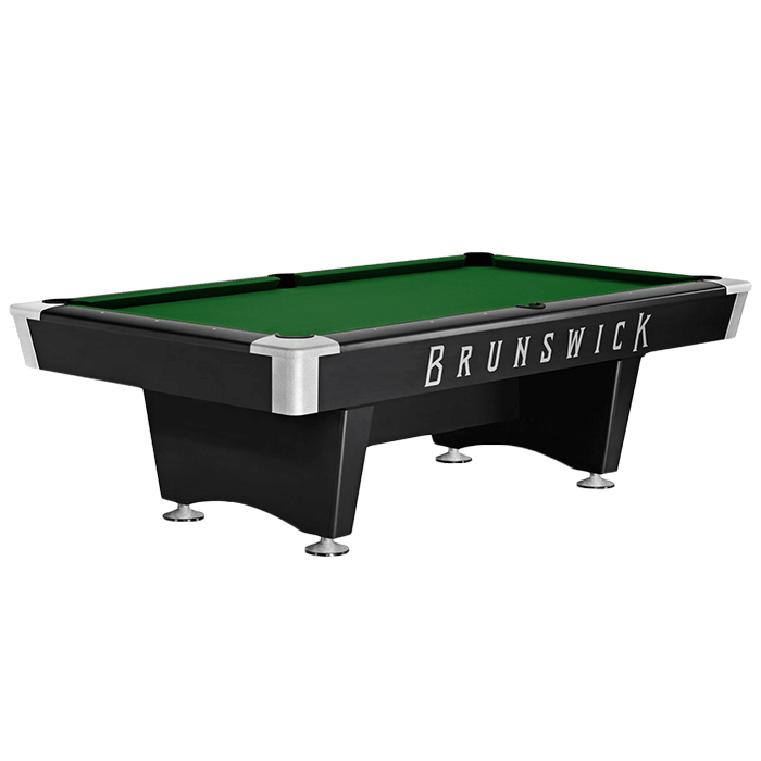 Brunswick Black Wolf Pro 8' Pool Table on white background