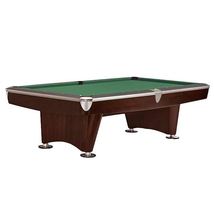 Brunswick Gold Crown VI 8 ft Pool Table on white background