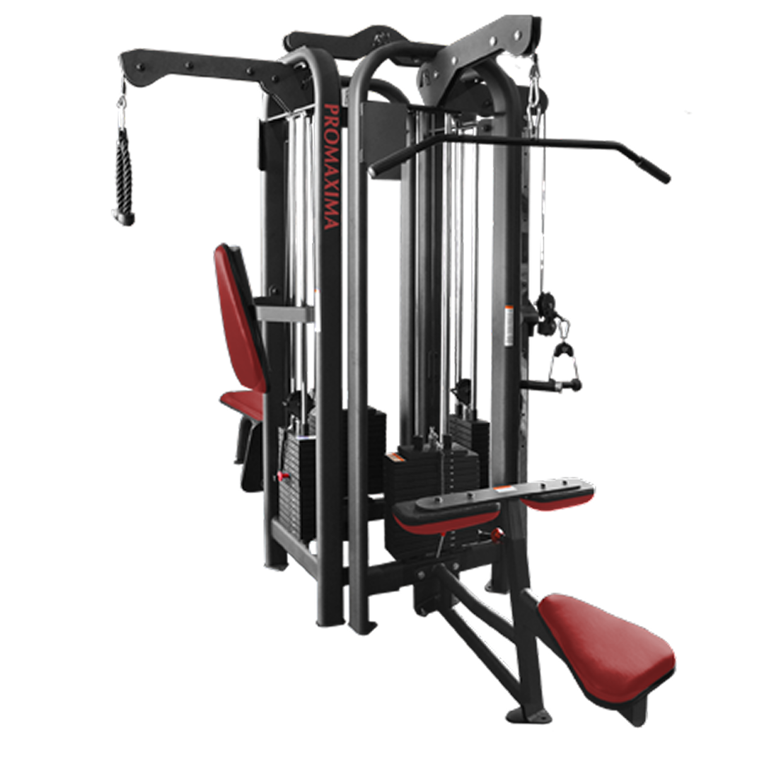 One Tower, Four Weight Stack Multi-Gym - Pre-Configured