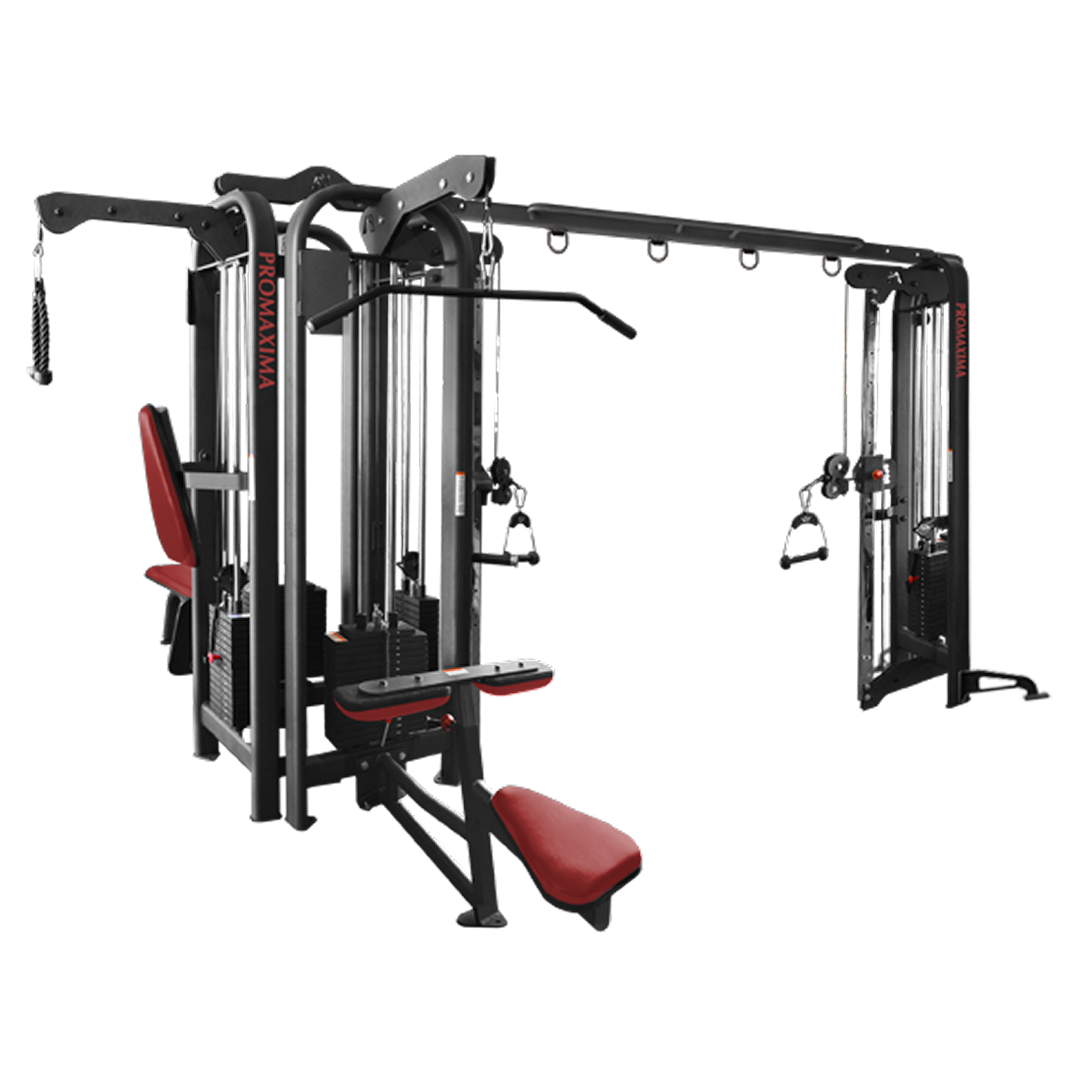 Two Towers, 5 Weight Stack Multi-Jungle - Pre-Configured