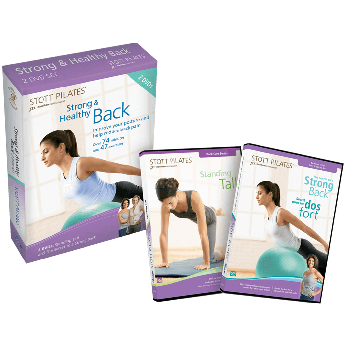 Pilates Power Gym 3 DVD Fitness Package Total Body Healthy Back