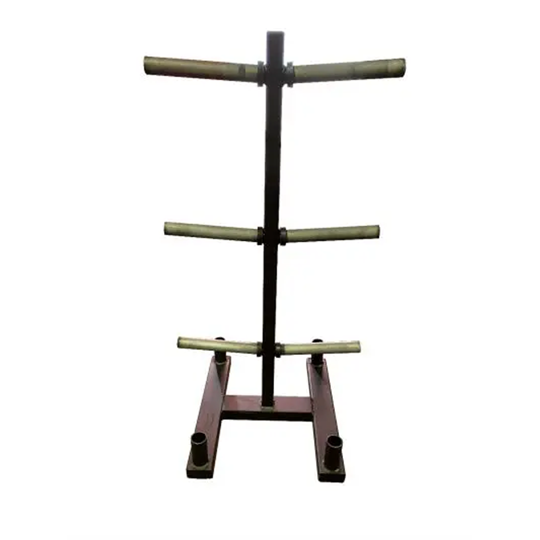 Bumper Plate and Olympic Bar Storage