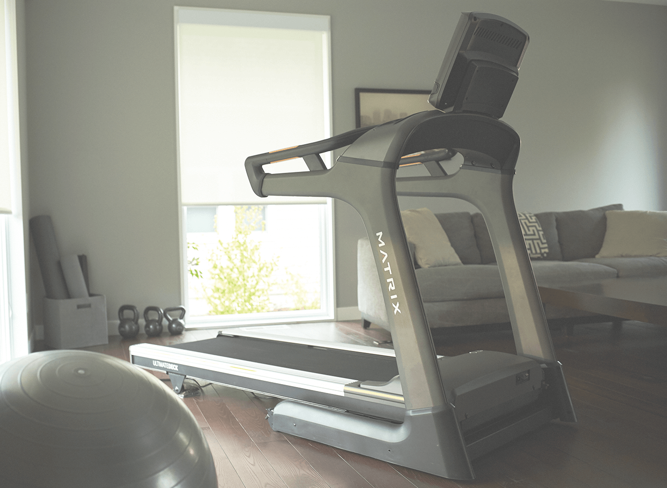 Matrix Fitness Treadmill in Home