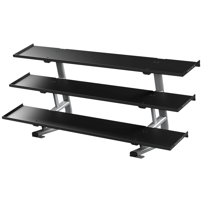 Matrix Magnum 3-tier Flat-tray Dumbbell Rack