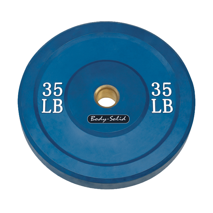 Body-Solid 35 lb. Bumper Plate - Blue