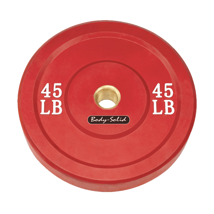 Body-Solid 45 lb. Bumper Plate - Red