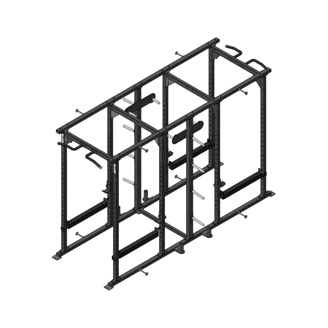 PMX Series Double Full Rack, 3x2 11g Uprights