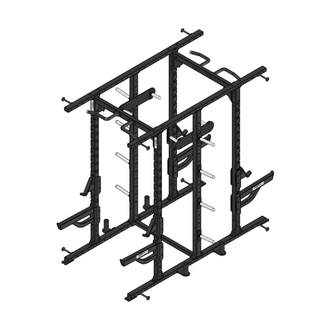 PMX Series Double Half Rack, 3x3 7g Uprights