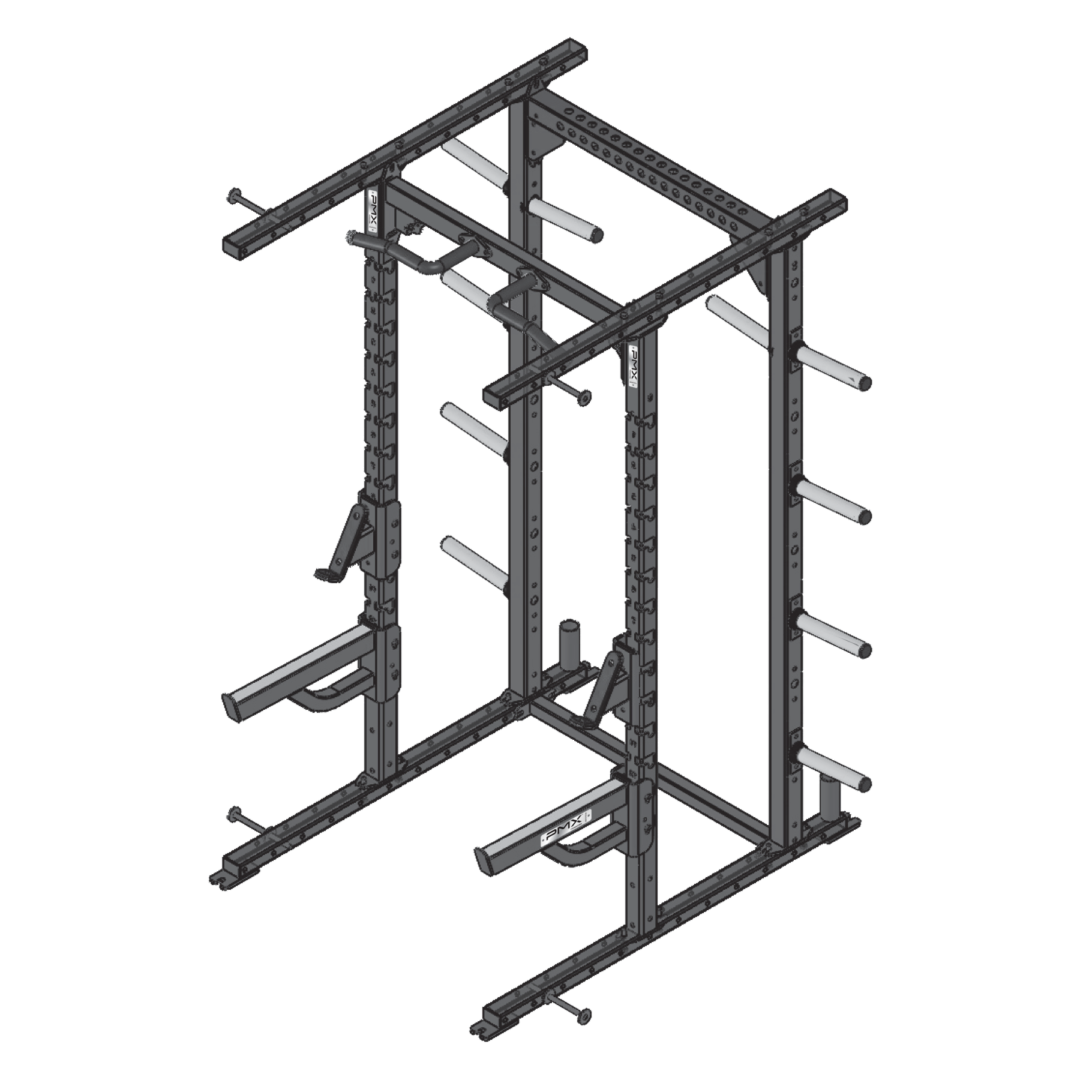 PMX Series Half Rack, 3x3 7g Uprights