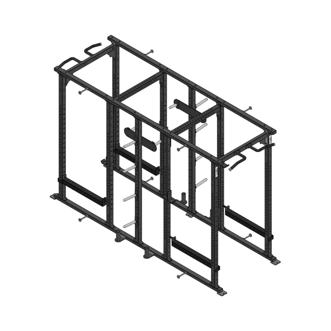 PMX Series Double Full Rack, 3x3 11g Uprights