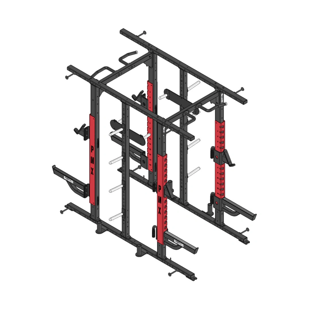 PMX Series Double Half Rack, 4x3 7g Uprights