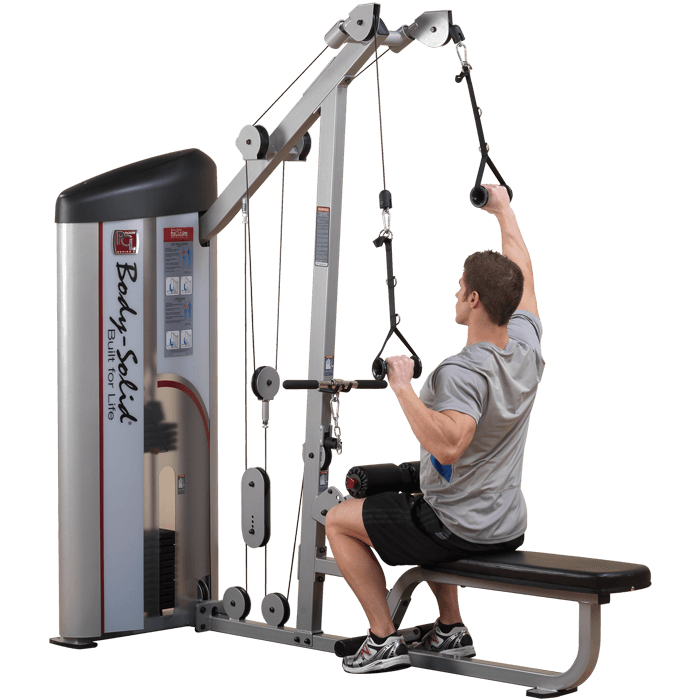 Body-Solid Pro Clubline Series II Lat Pulldown & Seated Row Machine